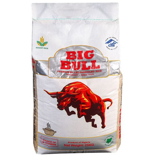Big Bull Perboiled Rice 25kg