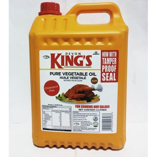 Devon King'S Pure Vegetable Cooking Oil - 5L