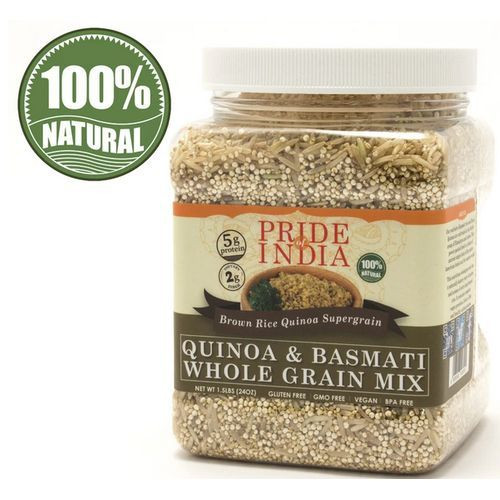 Pride Of India Quinoa & Basmati Whole Grain Mix - Brown Rice 1.5 24oz